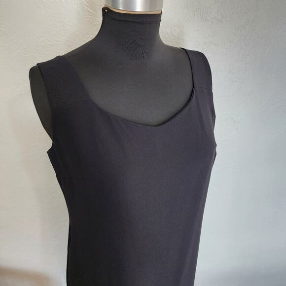 Vintage Patra Sleeveless Maxi Dress Black Size 16 - Picture 4 of 12